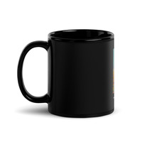 Black Glossy Mug,coffee mugs, design mugs,black mugs, - Thumbnail 2