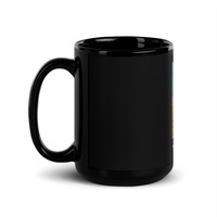 Black Glossy Mug,coffee mugs, design mugs,black mugs, - Thumbnail 3