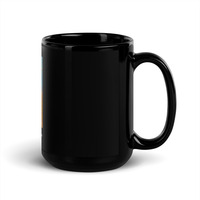 Black Glossy Mug,coffee mugs, design mugs,black mugs, - Thumbnail 4