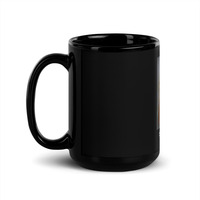 Black Glossy Mug,coffee mugs, design mugs,black mugs, - Thumbnail 3
