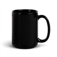 Black Glossy Mug,coffee mugs, design mugs,black mugs, - Thumbnail 4