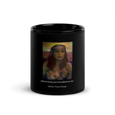 Black Glossy Mug,coffee mugs, design mugs,black mugs,