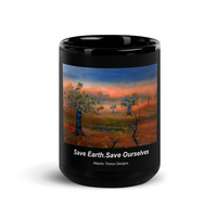 Black Glossy Mug,coffee mug design. - Thumbnail 5