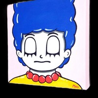 Painting by Maddalena (MAD) "Little Marge" - Thumbnail 3