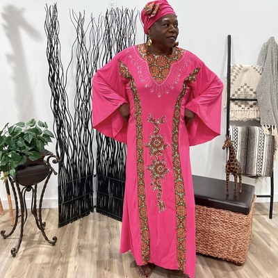 Pink caftan