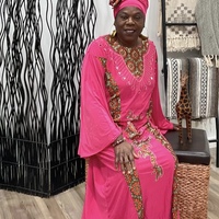Pink caftan - Thumbnail 1