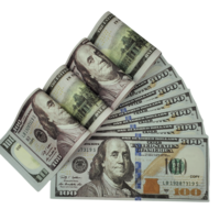 Fake Bill 200 Pieces X ( $100+$50+ $20+ $10 +$5 +$1) 6 Kinds for Pranks  Double sided fake bills - Thumbnail 1