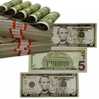 Prop Money 6 Kinds ( $100+$50+ $20+ $10 +$5 +$1) Assorted 175 Pieces fake dollar,video,gifts,poker Double sided.Full print - Thumbnail 5