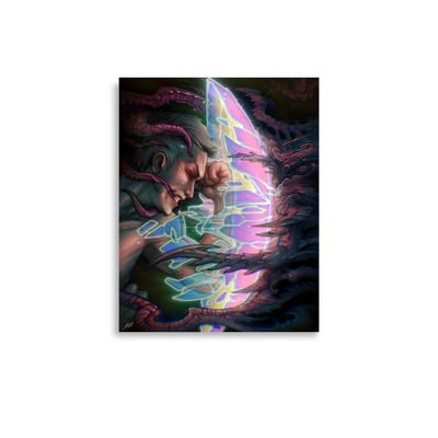 Spirit shield- triptych.2 -poster print