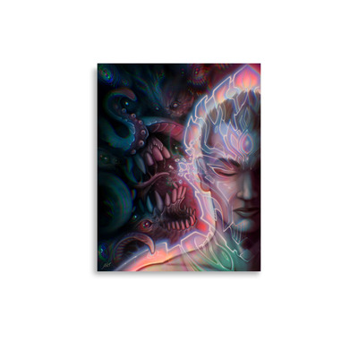 Spirit armor- triptych.1 -poster print