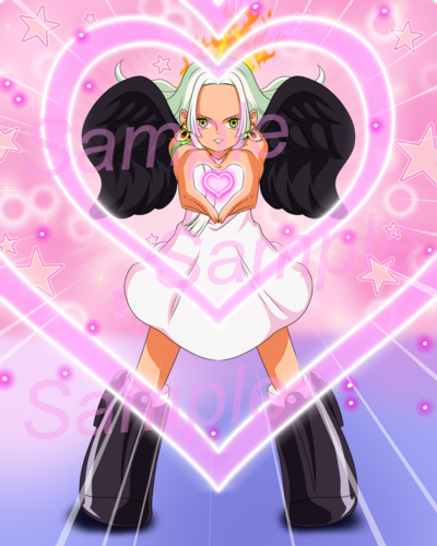 One Piece "S-Snake" *HOLOGRAPHIC* Autographed Print