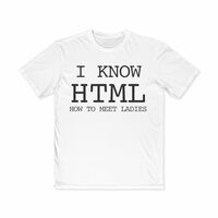 Free Shipping-I KNOW HTML TEE - Thumbnail 2