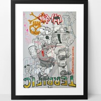 A3 Handfinished Print Crossover by Judas Arrieta and Dhani Barragan "Bart" - Thumbnail 3