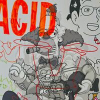 A3 Handfinished Print Crossover by Judas Arrieta and Dhani Barragan "Krusty"  - Thumbnail 1