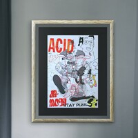 A3 Handfinished Print Crossover by Judas Arrieta and Dhani Barragan "Krusty"  - Thumbnail 4