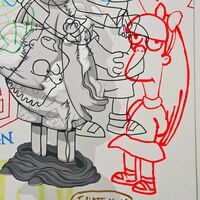 A3 Handfinished Print Crossover by Judas Arrieta and Dhani Barragan "Milhouse"  - Thumbnail 4