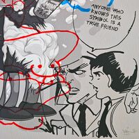 A3 Handfinished Print Crossover by Judas Arrieta and Dhani Barragan "Moe"  - Thumbnail 1