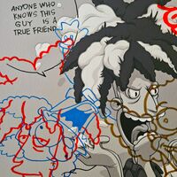 A3 Handfinished Print Crossover by Judas Arrieta and Dhani Barragan "Bob"  - Thumbnail 2