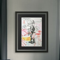 A3 Handfinished Print Crossover by Judas Arrieta and Dhani Barragan "Mr.Burns"  - Thumbnail 4