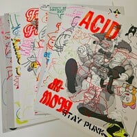 A3 Handfinished Print Crossover by Judas Arrieta and Dhani Barragan "Homer"  - Thumbnail 5