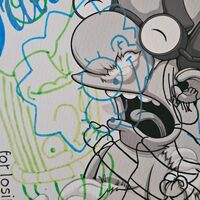 A3 Handfinished Print Crossover by Judas Arrieta and Dhani Barragan "Milhouse"  - Thumbnail 3