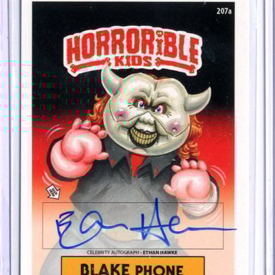 Horrorible kids ethan hawke - celebrity auto card
