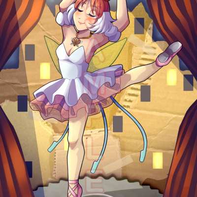 Princess tutu music box a3 poster