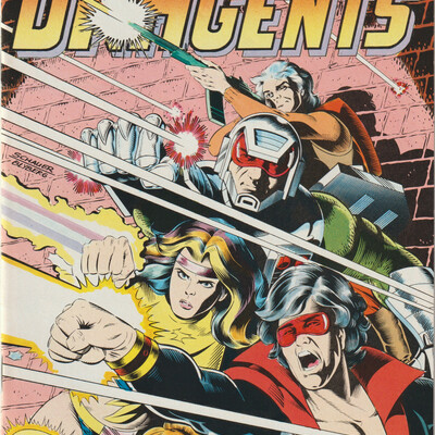 Eclipse comics dnagents (1985) complete set of 20 1-17 3-d super special amazing heroes issue