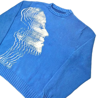 WAVE MIND KNITTED SWEATER - Thumbnail 1
