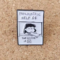 *Free Shipping*PSYCHIATRIC HELP 5c LUCY PIN  - Thumbnail 1