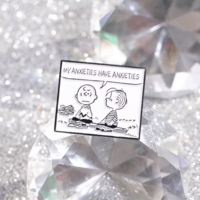 *Free Shipping*MY ANXIETIES HAVE ANXIETIES PIN  - Thumbnail 2