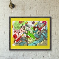 A3 Print Crossover by Judas Arrieta and Dhani Barragan  "HAPPY TOYGETHER"  - Thumbnail 7