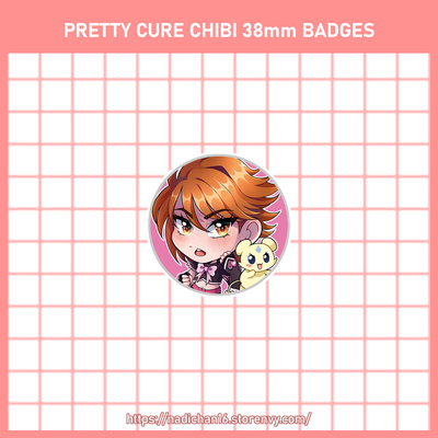 Pretty cure chibi badges