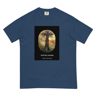 Unisex garment-dyed heavyweight t-shirt