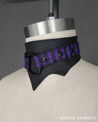 OOAK Bloodlines Choker - Purple Stripe - Thumbnail 2