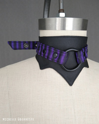 OOAK Bloodlines Choker - Purple Stripe - Thumbnail 1