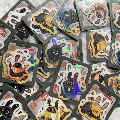 Zenless zone zero bangboo mini sticker sets