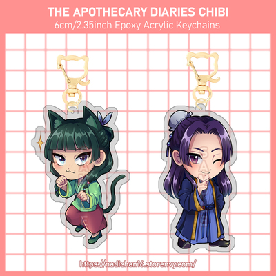 The Apothecary Diaries Chibi Acrylic Keychains