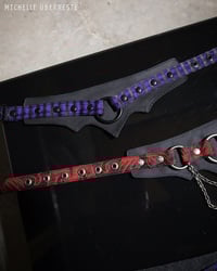 OOAK Bloodlines Choker - Purple Stripe - Thumbnail 4