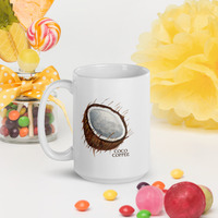 Coco Coffee White glossy mug - Thumbnail 4