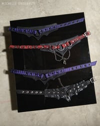 OOAK Bloodlines Choker - Blk/Silver - Thumbnail 8
