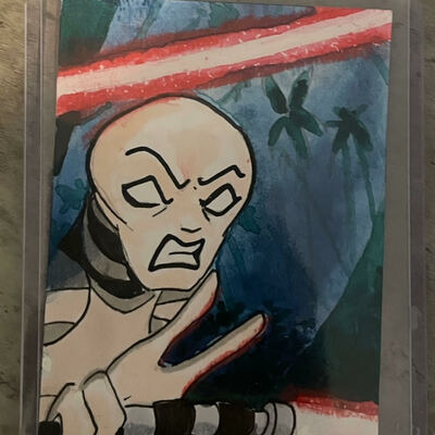 Asaaj sketch card (original art)