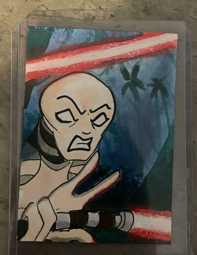 Asaaj sketch card (original art)