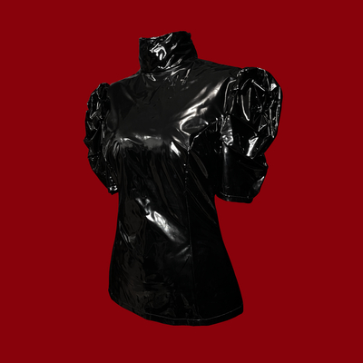 PVC EGL Blouse [BLACK]