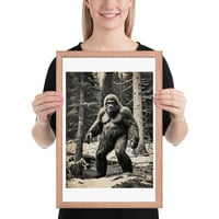 Funny Bigfoot Sasquatch Sighting Photo Framed poster - Thumbnail 10