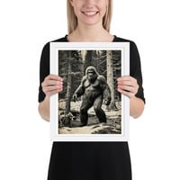 Funny Bigfoot Sasquatch Sighting Photo Framed poster - Thumbnail 15