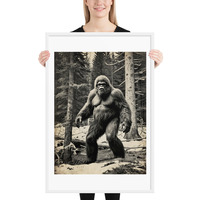 Funny Bigfoot Sasquatch Sighting Photo Framed poster - Thumbnail 20
