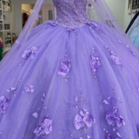 Ball Gown Pretty Quinceanera Dresses With Lace Appliques - Thumbnail 1