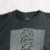 Joy Division Unknown Pleasures Japan Semi Cropped Tee - Thumbnail 7