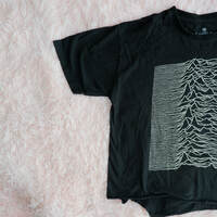 Joy Division Unknown Pleasures Japan Semi Cropped Tee - Thumbnail 3